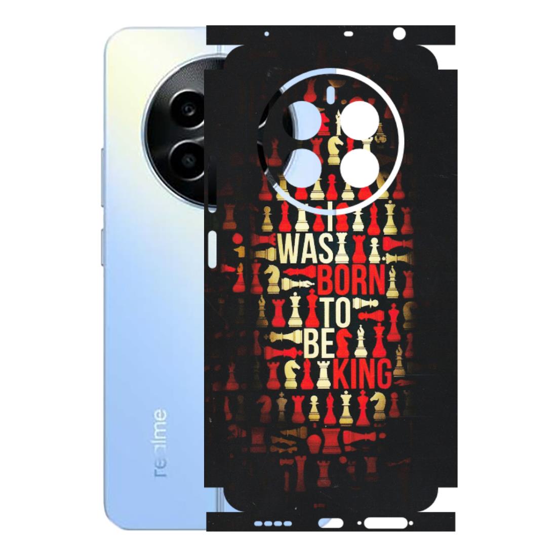 Realme Phone Skins (All Models) - Born To Be King - Matte Finish (M-73) Realme 13