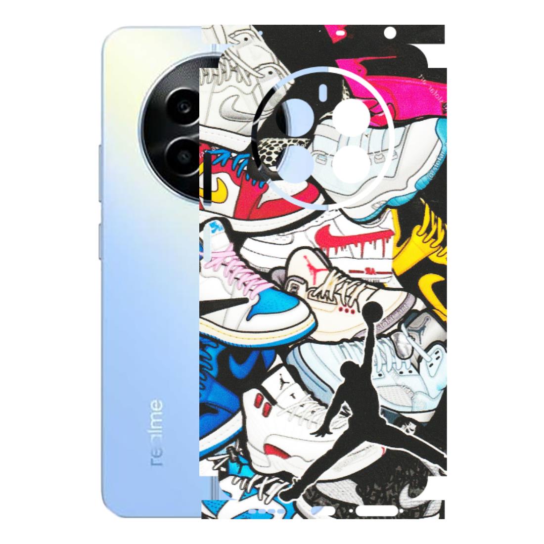 Realme Phone Skins (All Models) - Jordan Sneakers Fan - Matte Finish (M-80) Realme 13