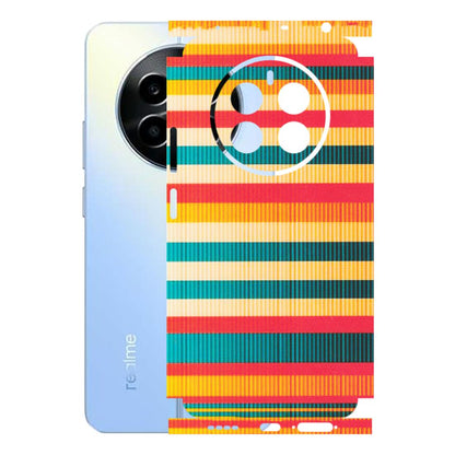 Realme Phone Skins (All Models) - Colourful Stripes Soothing Effect - Matte Finish (M-86) Realme 13