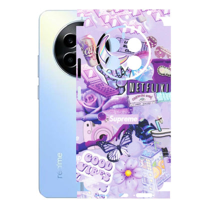Realme Phone Skins (All Models) - Supreme Purple Magic - Matte Finish (M-88) Realme 13