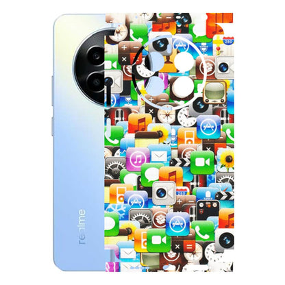 Realme Phone Skins (All Models) - All Apple Icons - Matte Finish (M-93) Realme 13