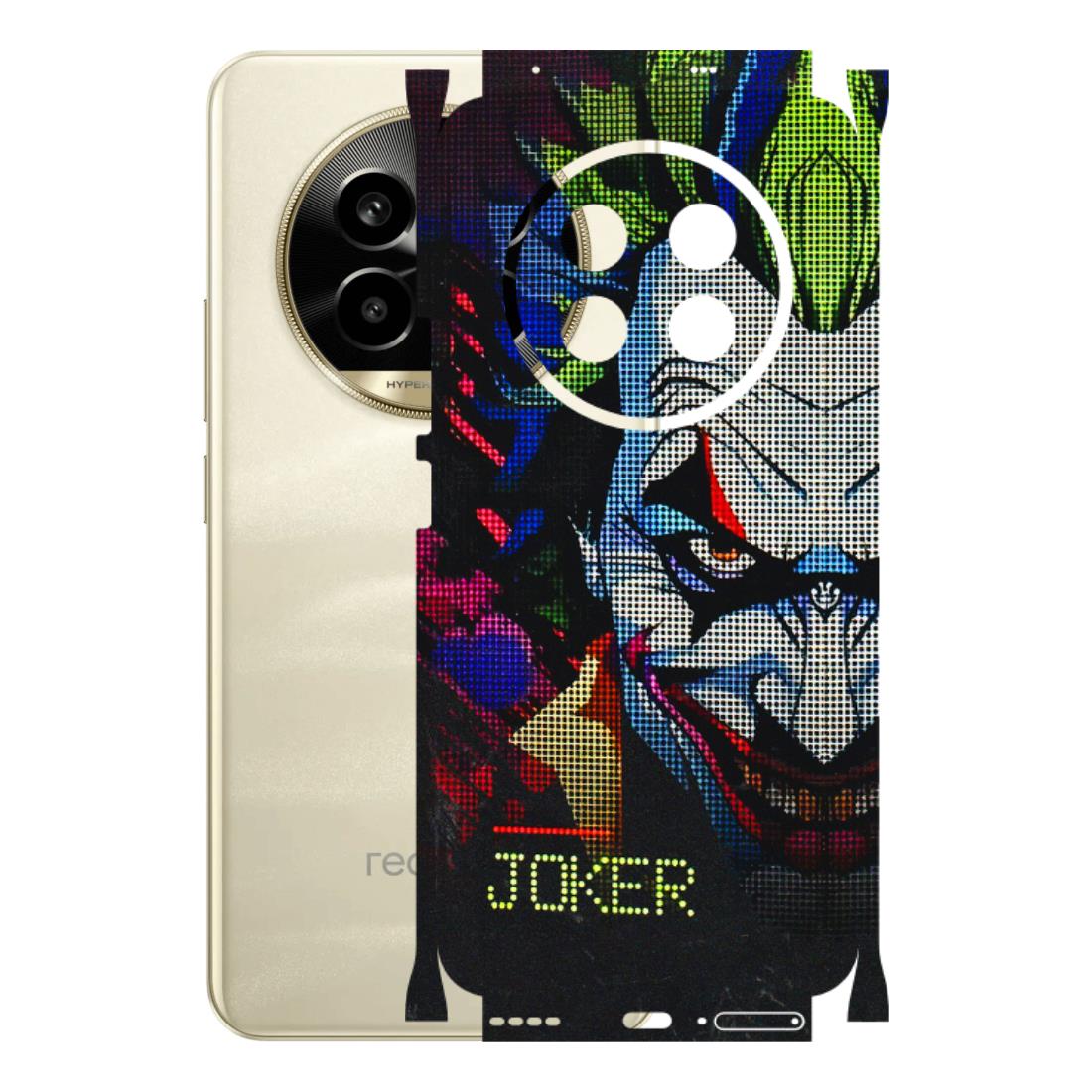 Realme Phone Skins (All Models) - Joker Dot Matrix - 3D Embossed Finish (L-08) Realme 14 Pro Lite
