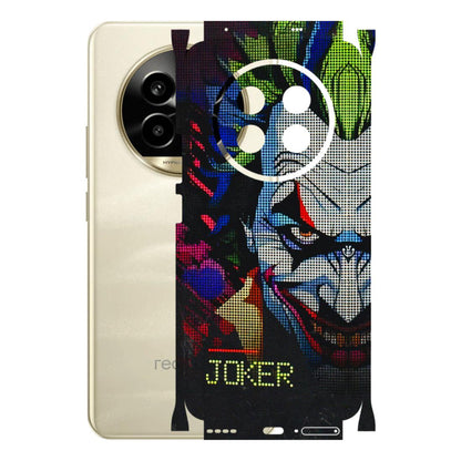 Realme Phone Skins (All Models) - Joker Dot Matrix - 3D Embossed Finish (L-08) Realme 14 Pro Lite