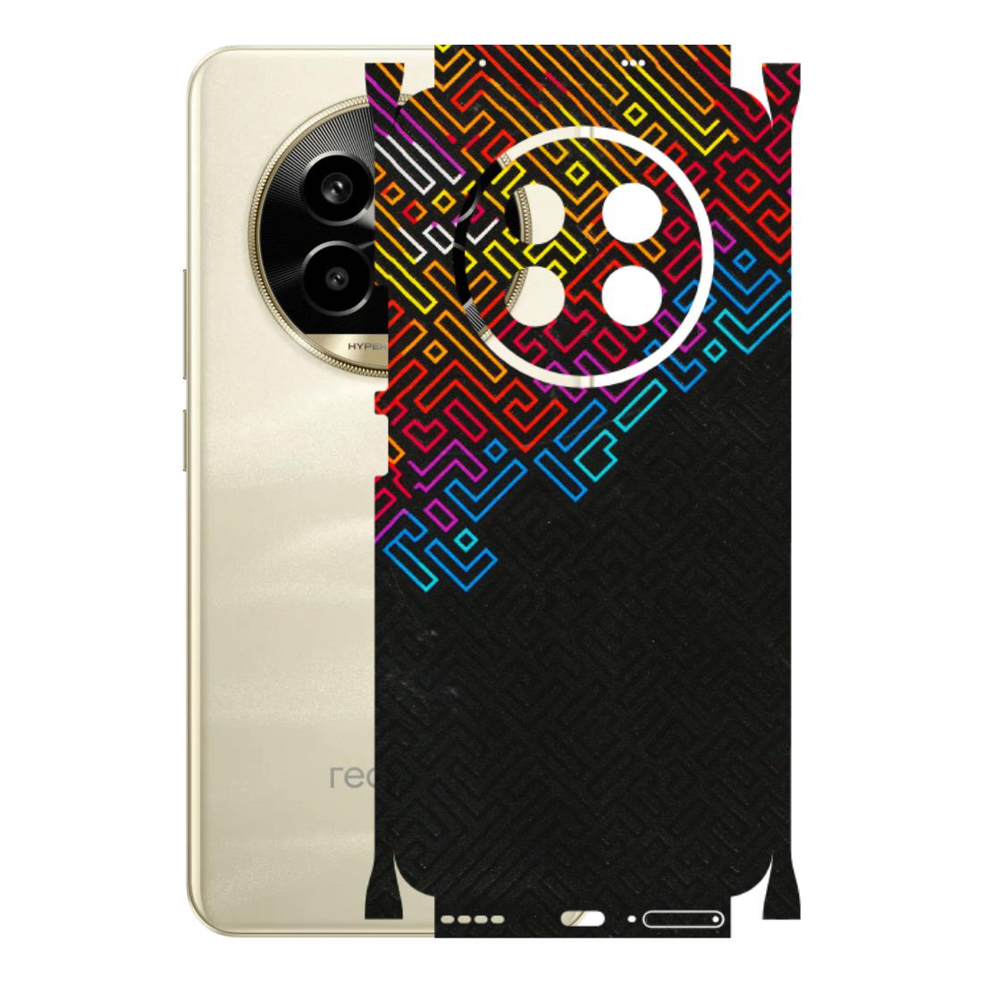 Realme Phone Skins (All Models) - Dotme Pattern Art - 3D Embossed Finish (L-121) Realme 14 Pro Lite