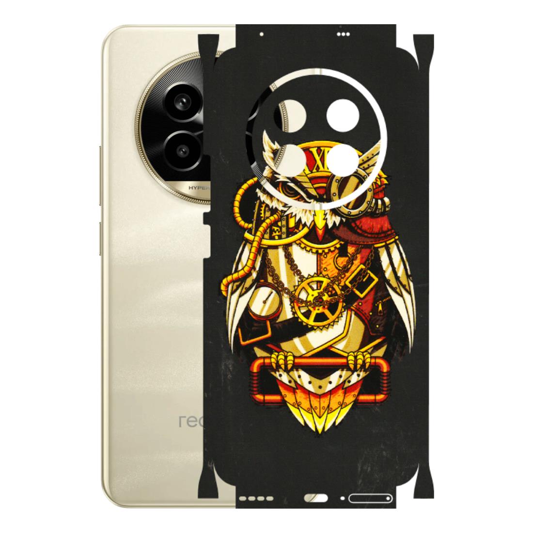 Realme Phone Skins (All Models) - Classy Smart Owl - 3D Embossed Finish (L-144) Realme 14 Pro Lite