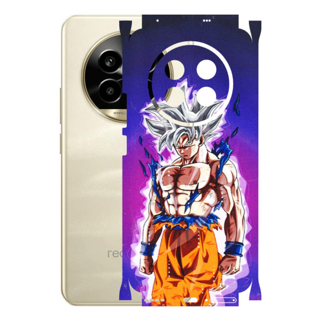Realme Phone Skins (All Models) - Goku Purple Anime - 3D Embossed Finish (L-147) Realme 14 Pro Lite
