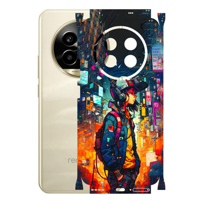 Realme Phone Skins (All Models) - Street Anime Guy - 3D Embossed Finish (L-158) Realme 14 Pro Lite
