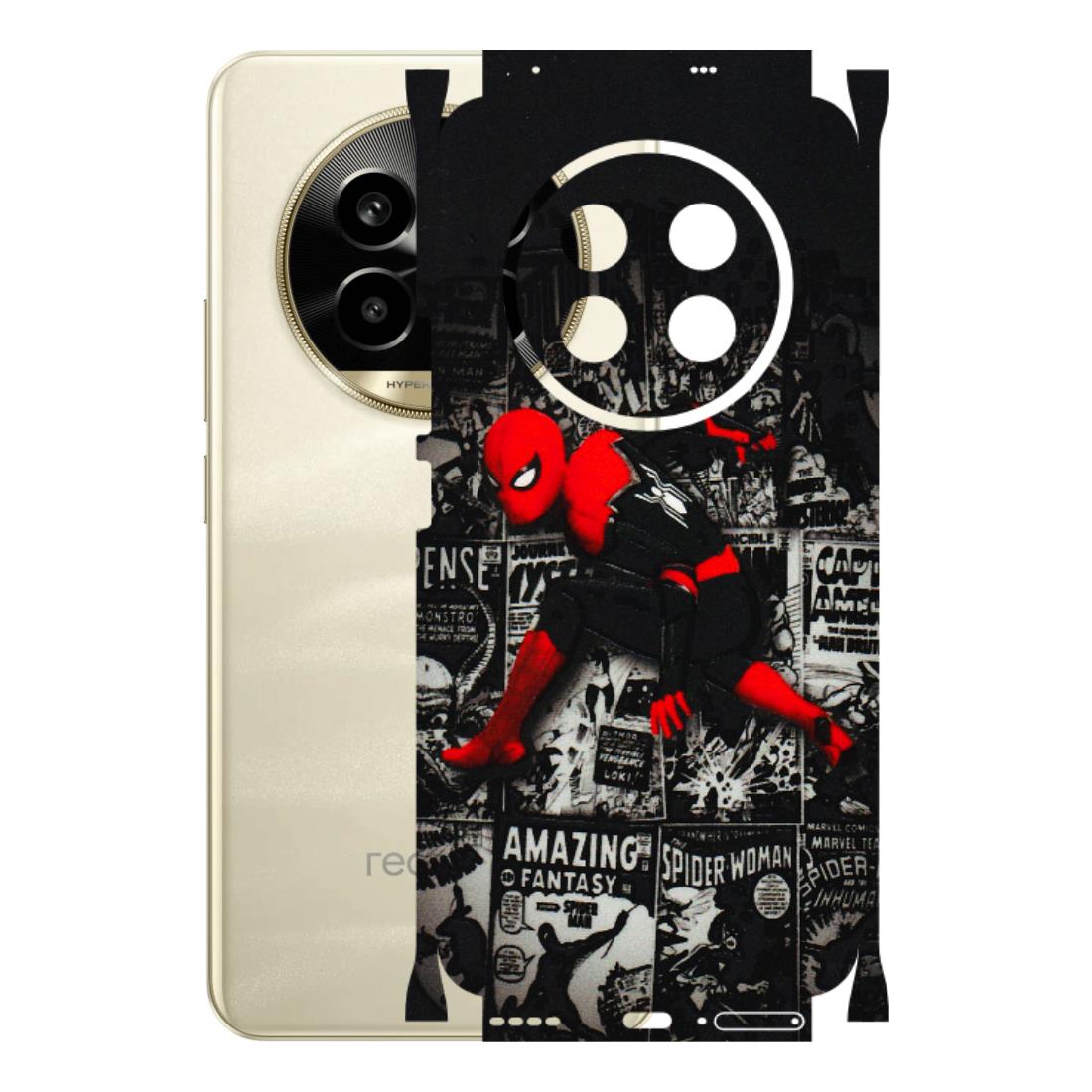 Realme Phone Skins (All Models) - SpiderMan New - 3D Embossed Finish (L-162) Realme 14 Pro Lite