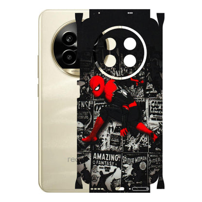 Realme Phone Skins (All Models) - SpiderMan New - 3D Embossed Finish (L-162) Realme 14 Pro Lite
