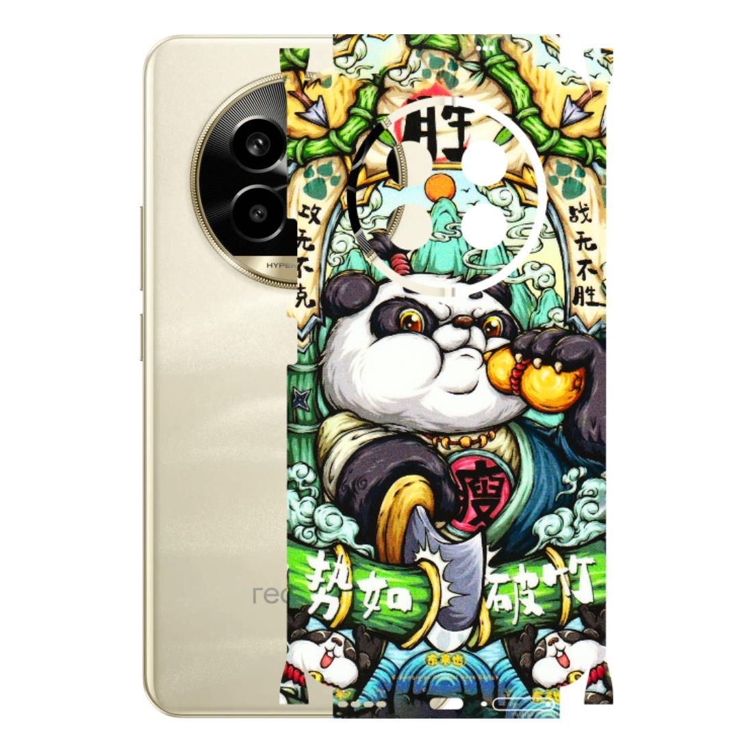 Realme Phone Skins (All Models) - Royal Rich Panda - 3D Embossed Finish (L-170) Realme 14 Pro Lite