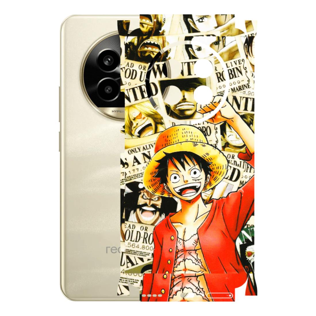 Realme Phone Skins (All Models) - Luffy Anime - 3D Embossed Finish (L-177) Realme 14 Pro Lite