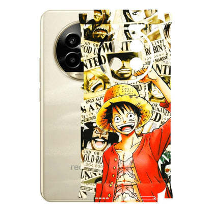Realme Phone Skins (All Models) - Luffy Anime - 3D Embossed Finish (L-177) Realme 14 Pro Lite