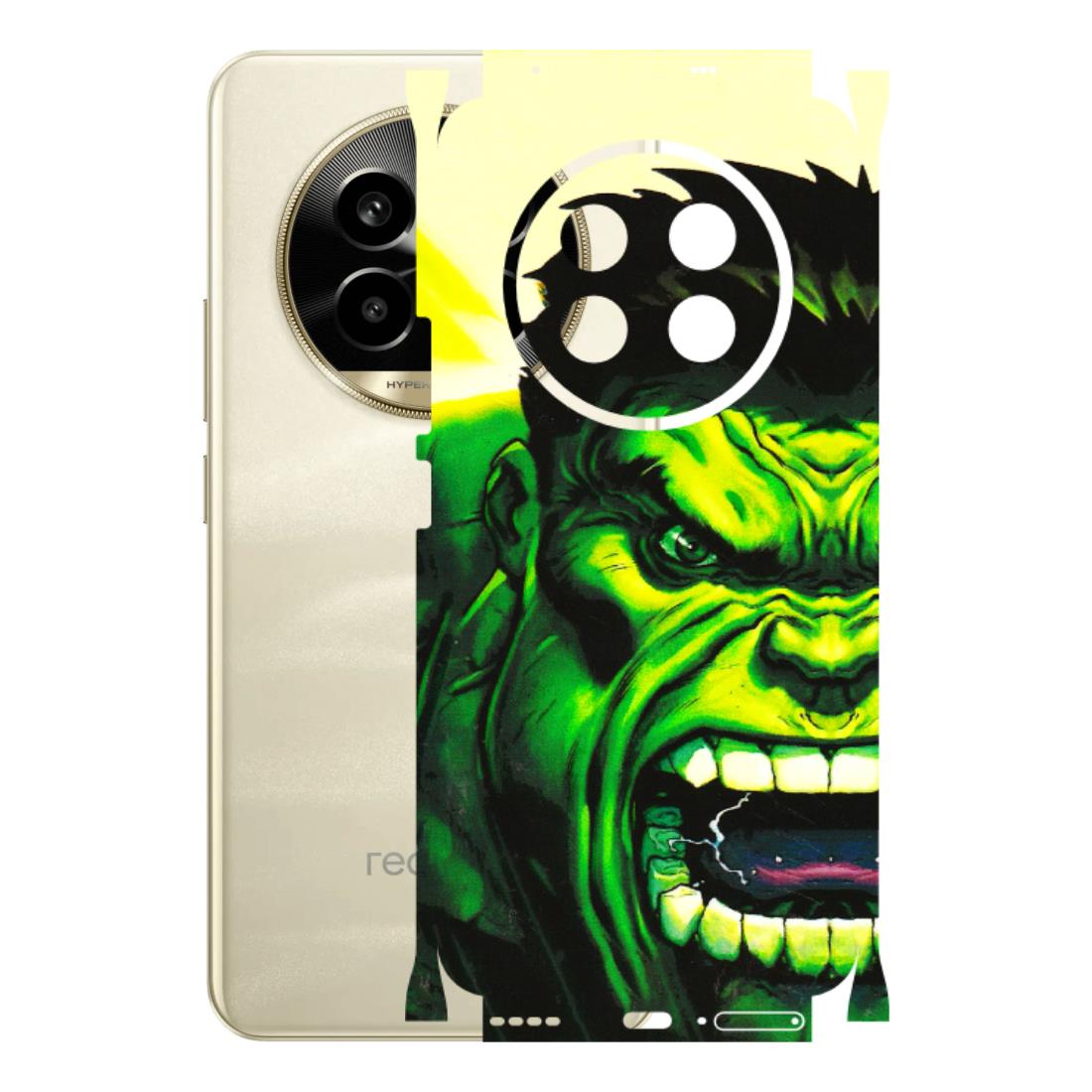 Realme Phone Skins (All Models) - Hulk - 3D Embossed Finish (L-180) Realme 14 Pro Lite