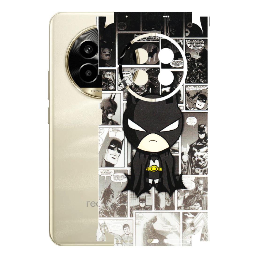 Realme Phone Skins (All Models) - Toon Batman - 3D Embossed Finish (L-182) Realme 14 Pro Lite