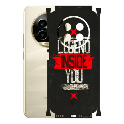 Realme Phone Skins (All Models) - Legend Inside You - 3D Embossed Finish (L-186) Realme 14 Pro Lite