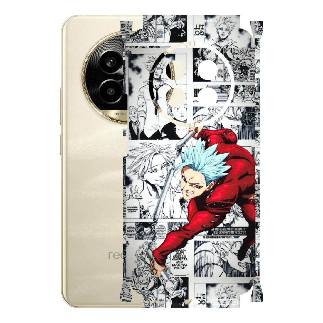 Realme Phone Skins (All Models) - Anime Comic - 3D Embossed Finish (L-192) Realme 14 Pro Lite