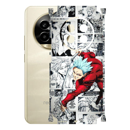 Realme Phone Skins (All Models) - Anime Comic - 3D Embossed Finish (L-192) Realme 14 Pro Lite