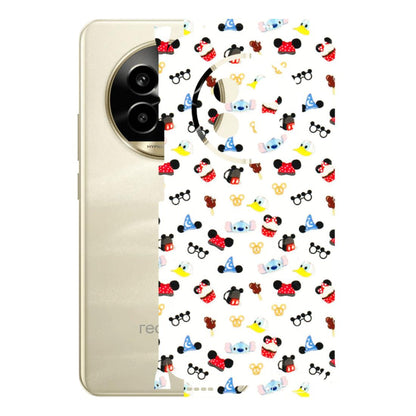 Realme Phone Skins (All Models) - Minnie Mouse & Donald Doodles s - 3D Embossed Finish (L-194) Realme 14 Pro Lite