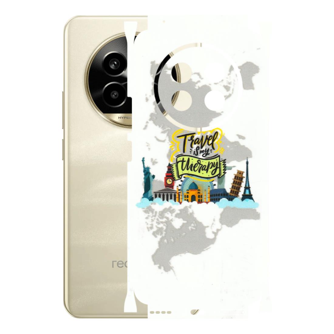 Realme Phone Skins (All Models) - Travel Therapy - 3D Embossed Finish (L-199) Realme 14 Pro Lite