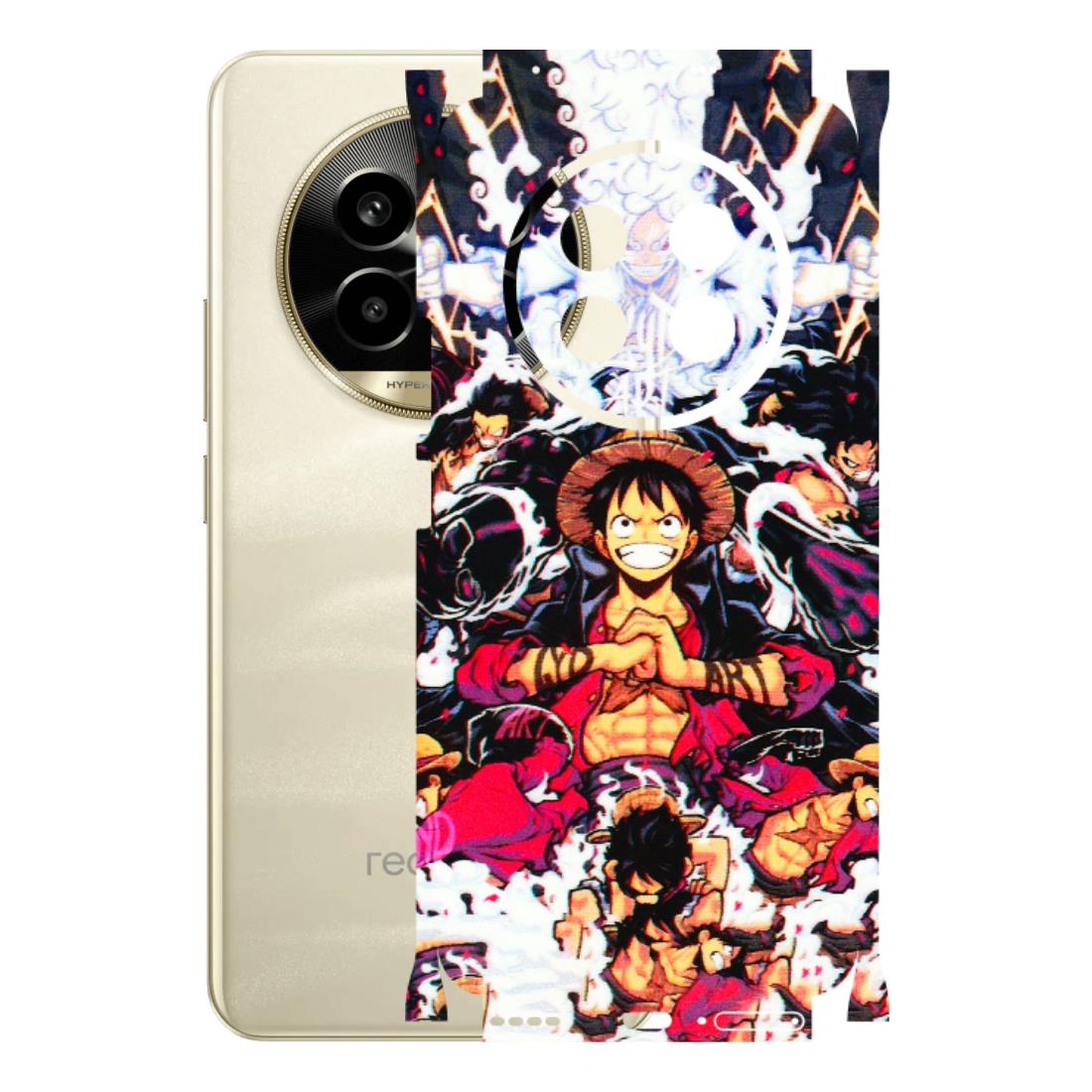 Realme Phone Skins (All Models) - Luffy Anime Character - 3D Embossed Finish (L-203) Realme 14 Pro Lite