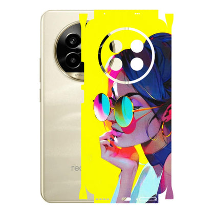 Realme Phone Skins (All Models) - Bold Stylish Girl - 3D Embossed Finish (L-222) Realme 14 Pro Lite