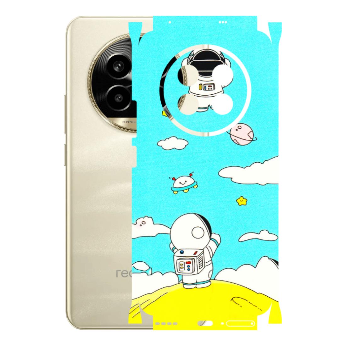 Realme Phone Skins (All Models) - Blue Skies Astro Float - 3D Embossed Finish (L-230) Realme 14 Pro Lite