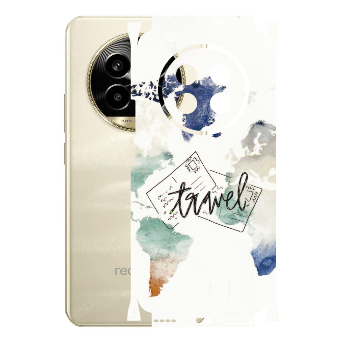 Realme Phone Skins (All Models) - Travel The World - 3D Embossed Finish (L-232) Realme 14 Pro Lite