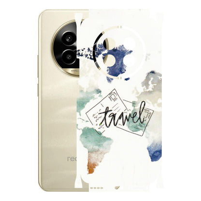 Realme Phone Skins (All Models) - Travel The World - 3D Embossed Finish (L-232) Realme 14 Pro Lite