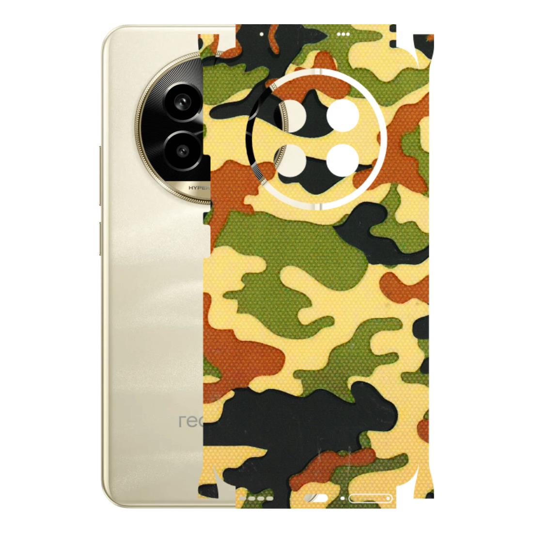 Realme Phone Skins (All Models) - Indian Military - 3D Embossed Finish (L-234) Realme 14 Pro Lite