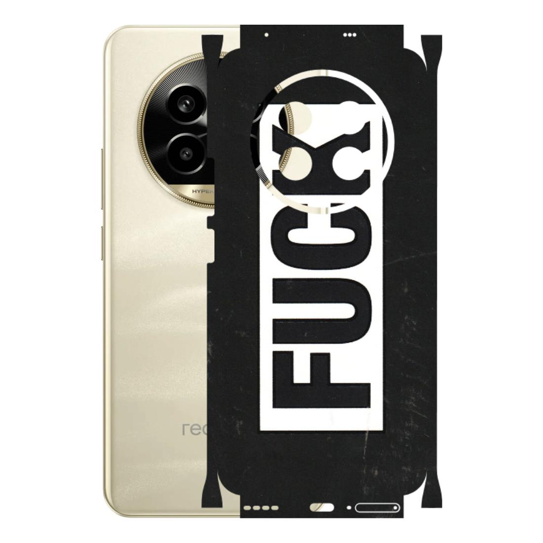 Realme Phone Skins (All Models) - The F Word - 3D Embossed Finish (L-255) Realme 14 Pro Lite