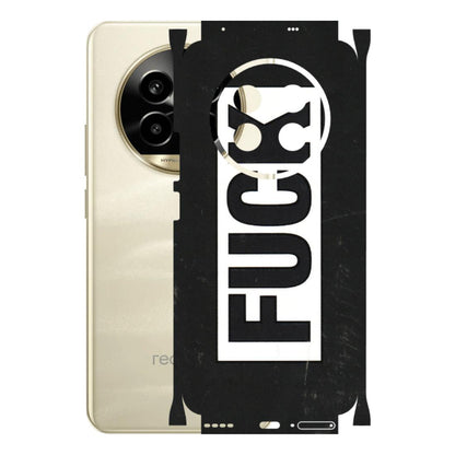 Realme Phone Skins (All Models) - The F Word - 3D Embossed Finish (L-255) Realme 14 Pro Lite