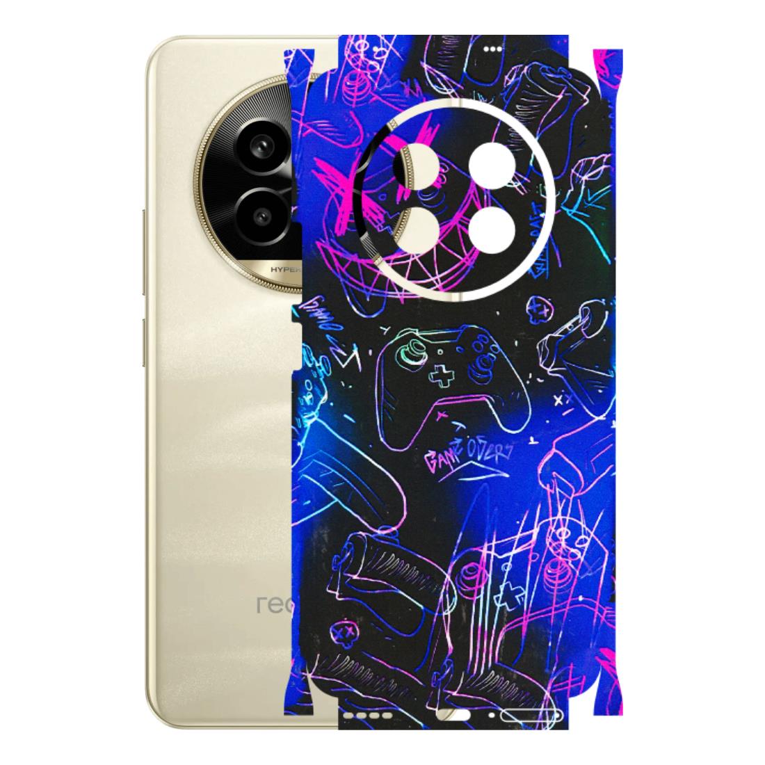 Realme Phone Skins (All Models) - Gamers Paradise - 3D Embossed Finish (L-258) Realme 14 Pro Lite