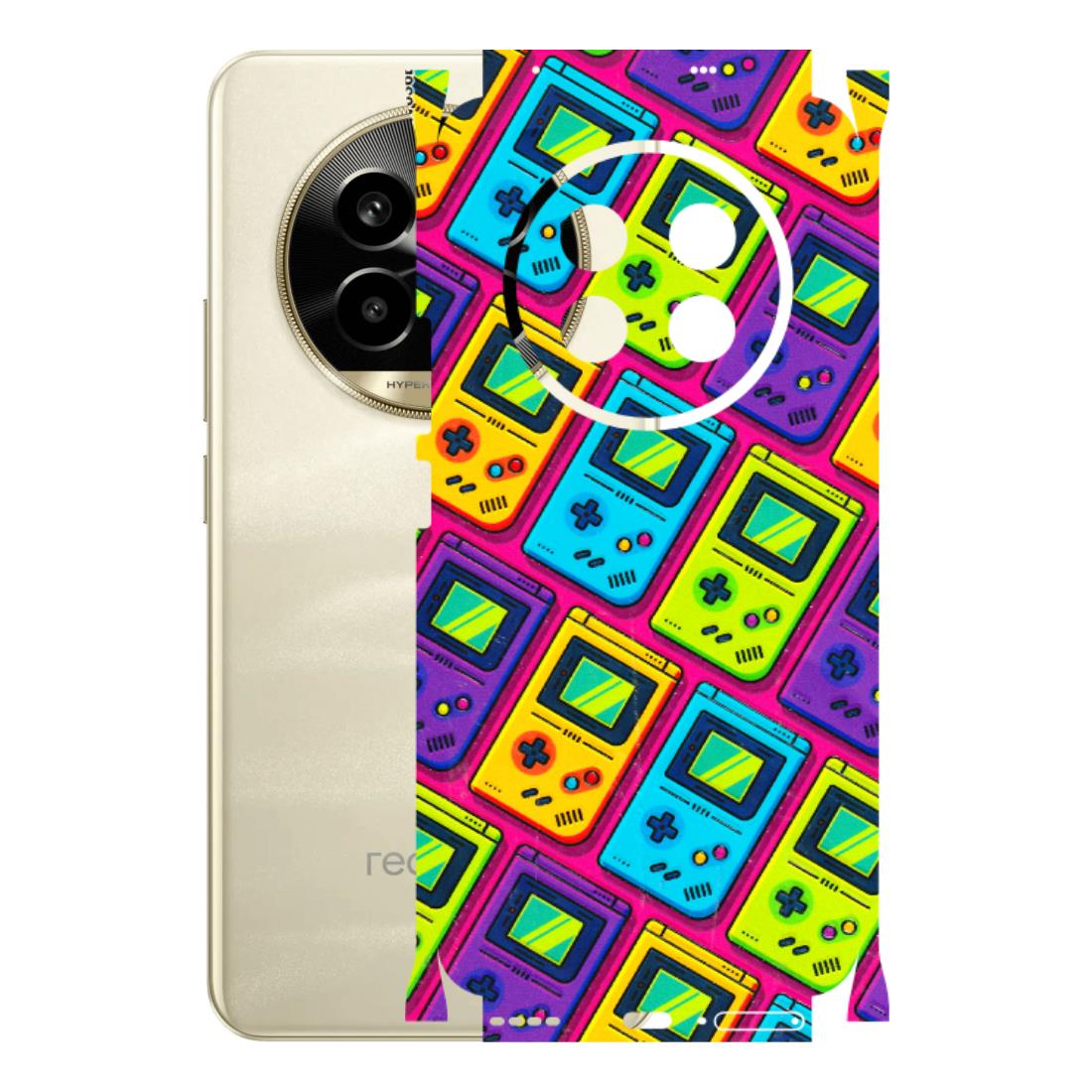 Realme Phone Skins (All Models) - Gameboy Colourful - 3D Embossed Finish (L-266) Realme 14 Pro Lite