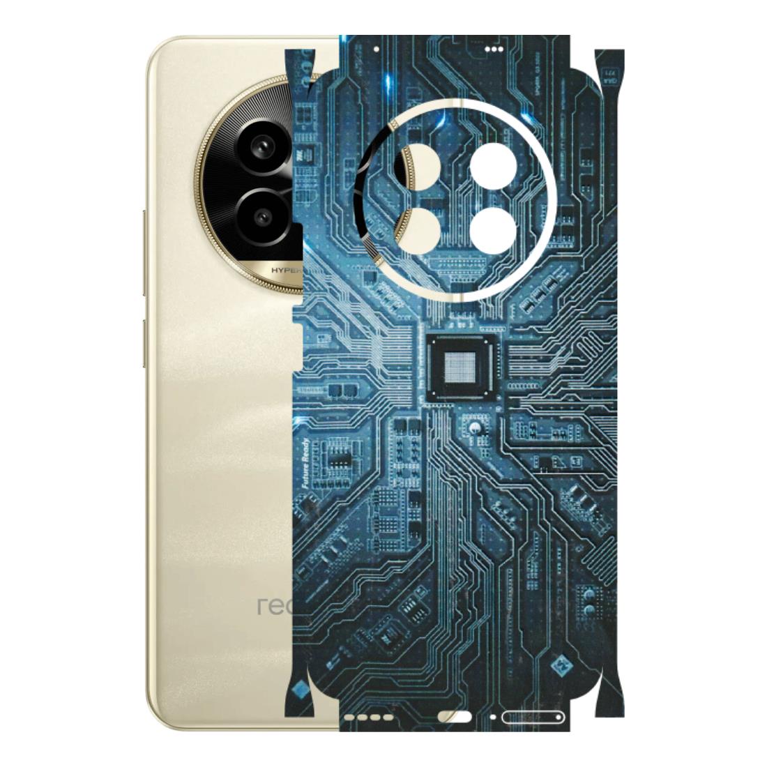Realme Phone Skins (All Models) - Original Circuit - 3D Embossed Finish (L-267) Realme 14 Pro Lite