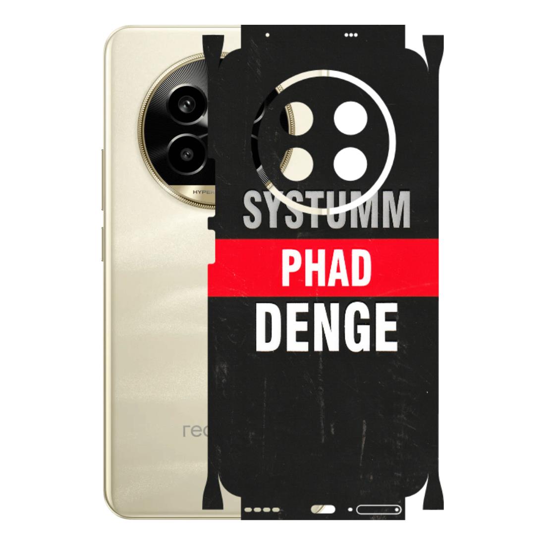 Realme Phone Skins (All Models) - Systumm Phad Denge - 3D Embossed Finish (L-278) Realme 14 Pro Lite