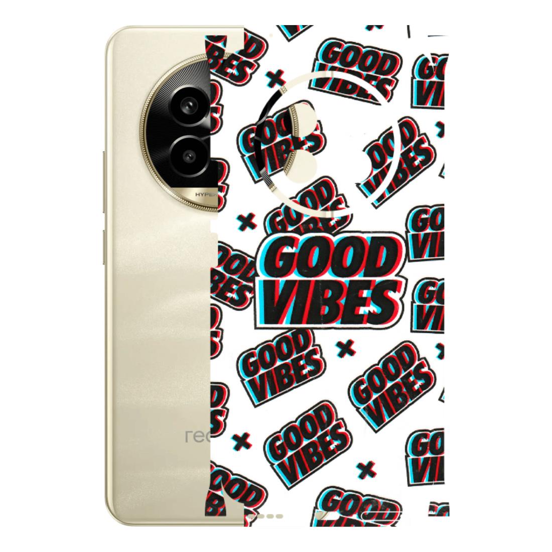 Realme Phone Skins (All Models) - Good Vibes - 3D Embossed Finish (L-282) Realme 14 Pro Lite