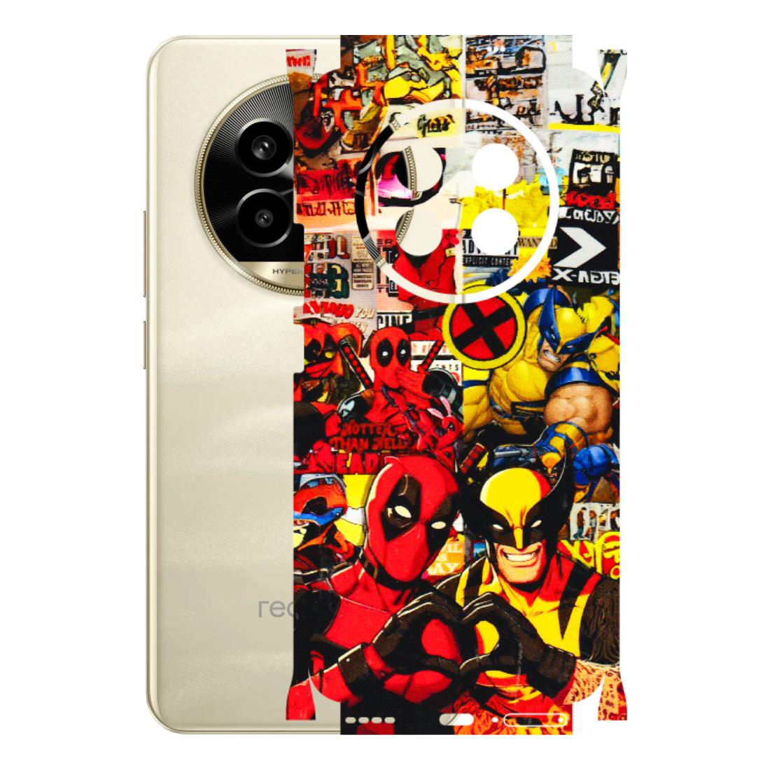 Realme Phone Skins (All Models) - Spidy Wolverine - 3D Embossed Finish (L-310) Realme 14 Pro Lite