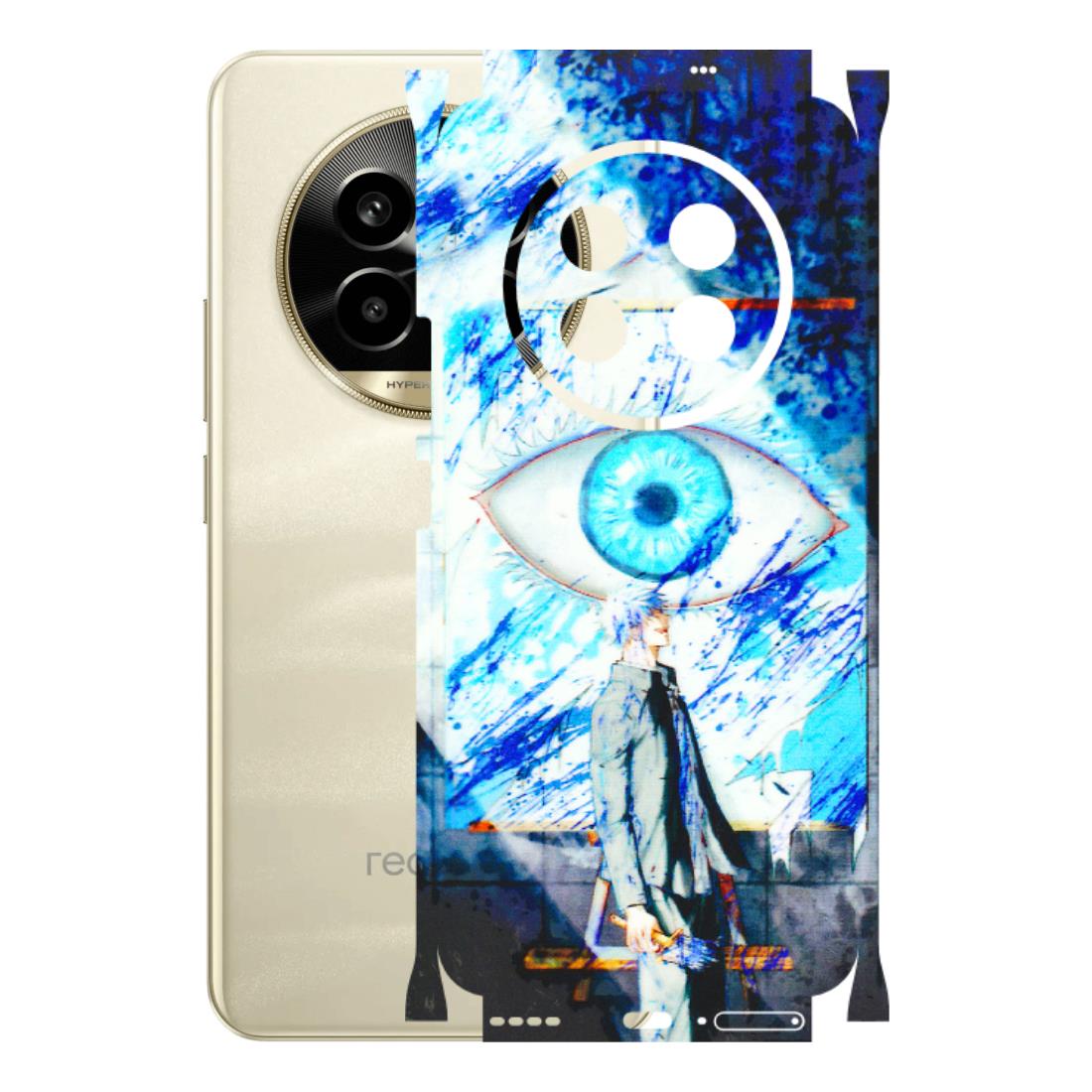 Realme Phone Skins (All Models) - Anime Sea Blue Eye - 3D Embossed Finish (L-318) Realme 14 Pro Lite