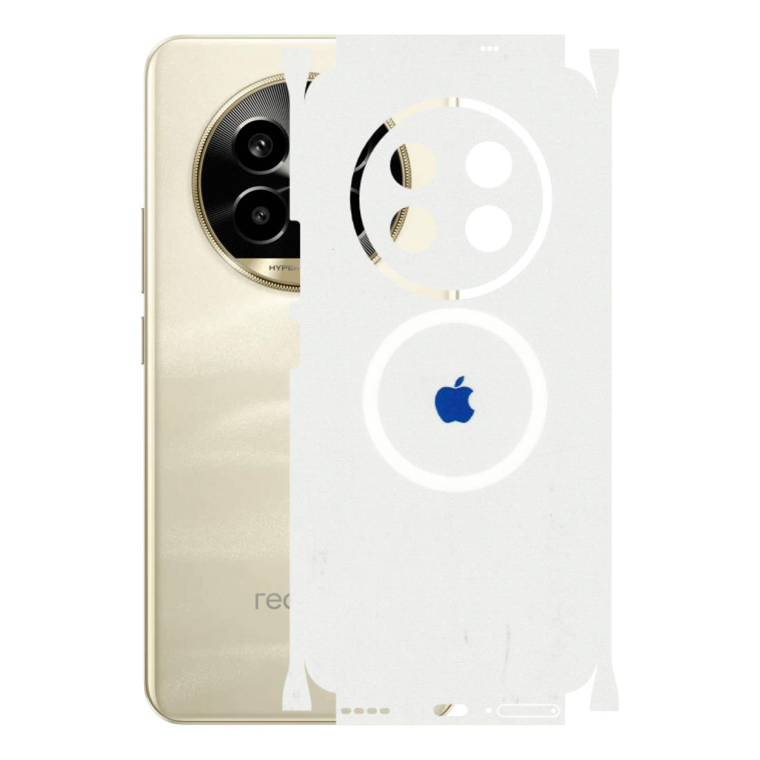 Realme Phone Skins (All Models) - iPhone Magsafe Logo - 3D Embossed Finish (L-320) Realme 14 Pro Lite