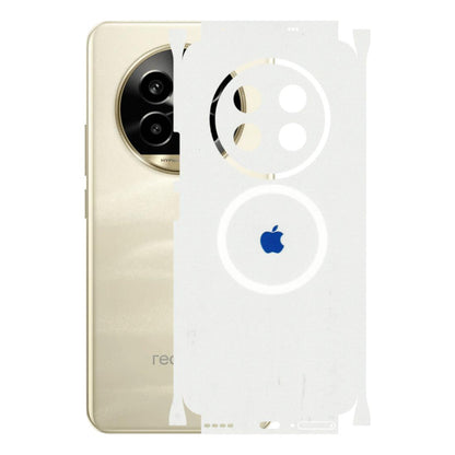 Realme Phone Skins (All Models) - iPhone Magsafe Logo - 3D Embossed Finish (L-320) Realme 14 Pro Lite
