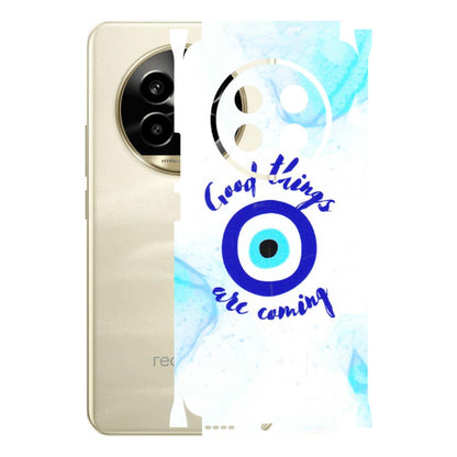 Realme Phone Skins (All Models) - Evil Eye Good Things Are Coming - 3D Embossed Finish (L-322) Realme 14 Pro Lite
