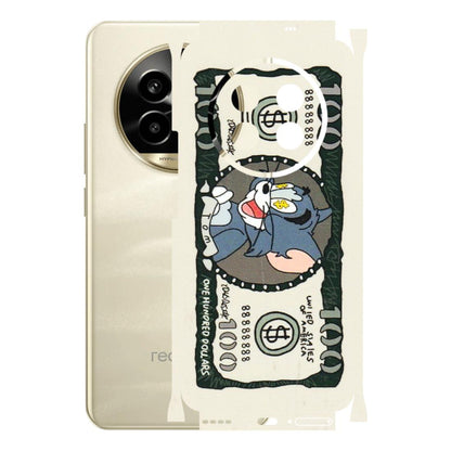 Realme Phone Skins (All Models) - Tom Hundred Dollar - 3D Embossed Finish (L-324) Realme 14 Pro Lite