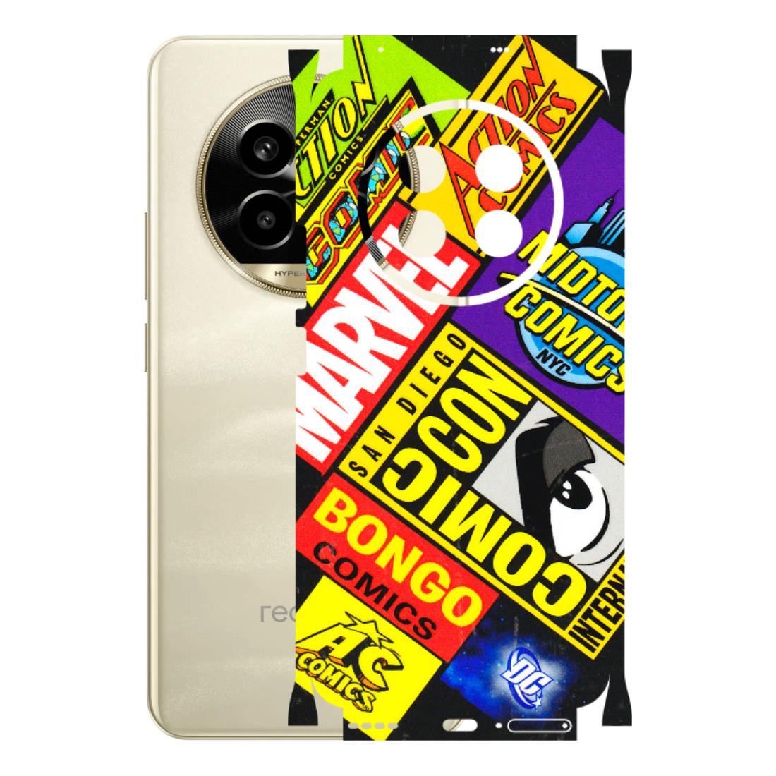 Realme Phone Skins (All Models) - Bongo Comic Con - 3D Embossed Finish (L-325) Realme 14 Pro Lite