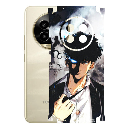 Realme Phone Skins (All Models) - Sung Jinwoo Manhwa Anime - 3D Embossed Finish (L-328) Realme 14 Pro Lite