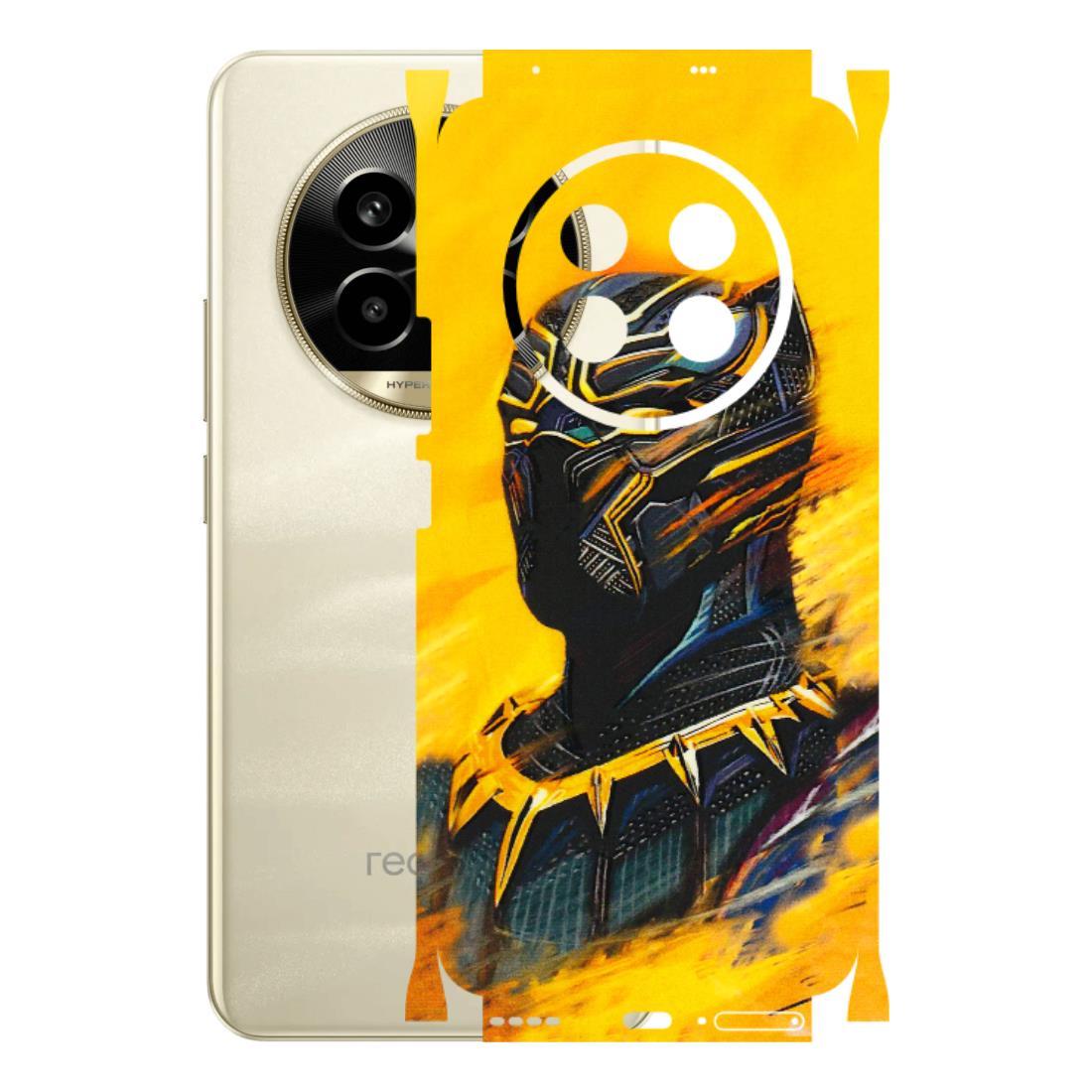 Realme Phone Skins (All Models) - Yellow Panther - 3D Embossed Finish (L-54) Realme 14 Pro Lite