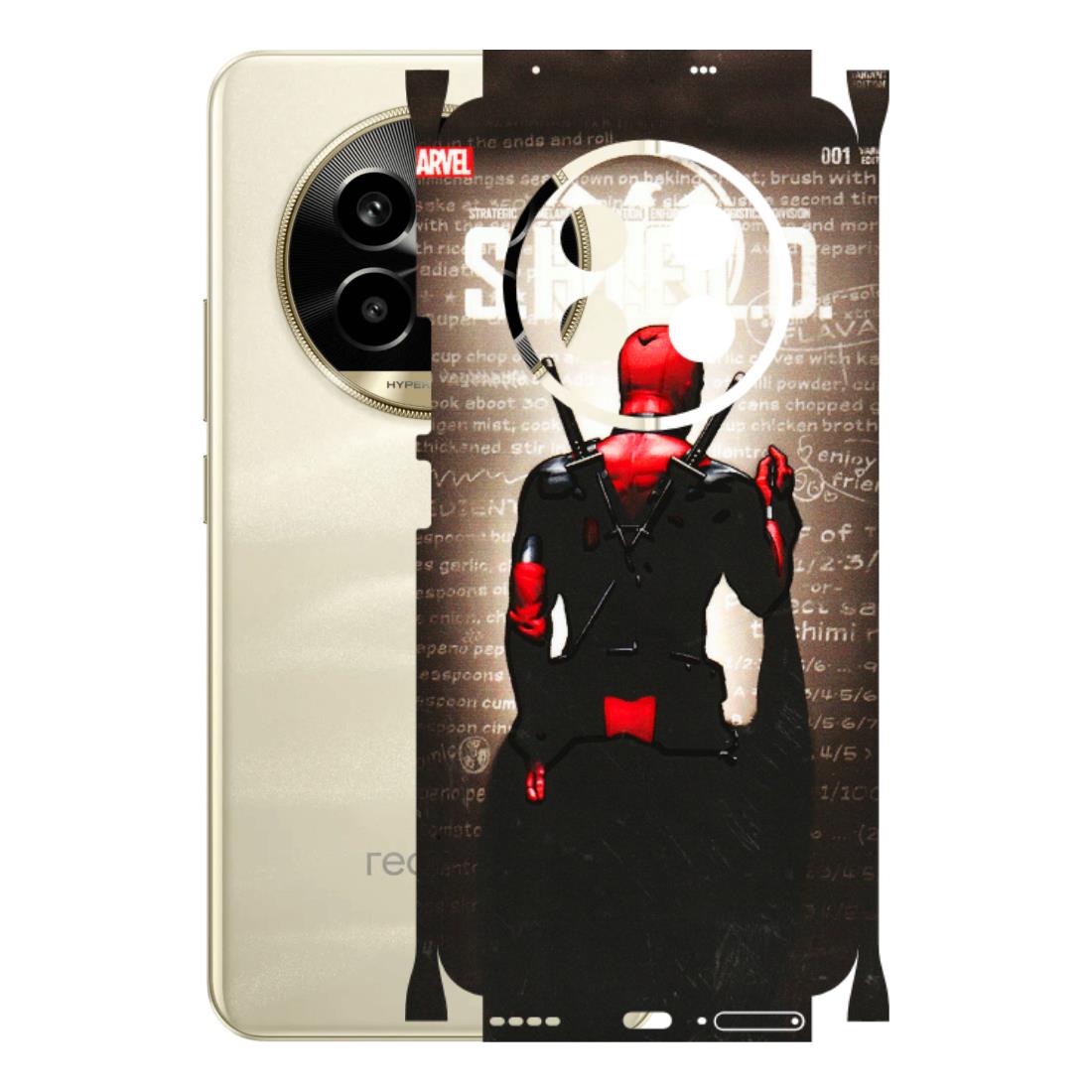 Realme Phone Skins (All Models) - Deadpool - 3D Embossed Finish (L-56) Realme 14 Pro Lite