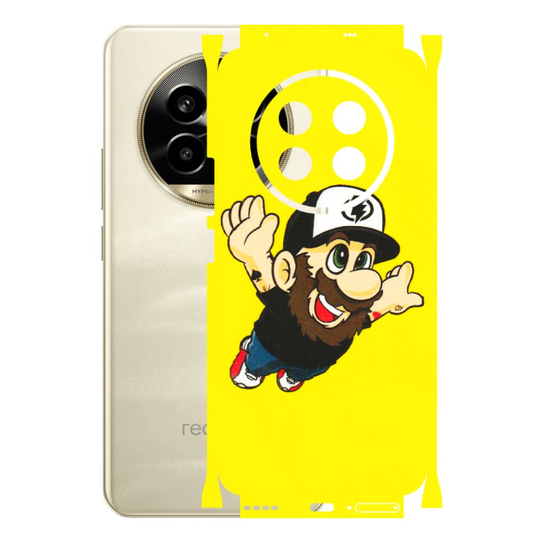 Realme Phone Skins (All Models) - Flying Beardo - 3D Embossed Finish (L-60) Realme 14 Pro Lite