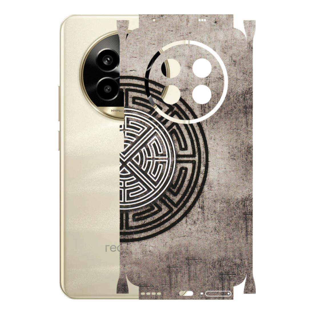 Realme Phone Skins (All Models) - Mysterious Circular Design - 3D Embossed Finish (L-63) Realme 14 Pro Lite