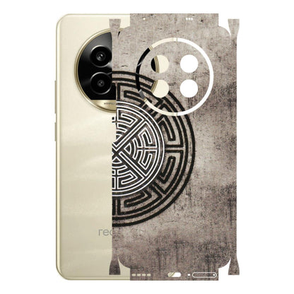Realme Phone Skins (All Models) - Mysterious Circular Design - 3D Embossed Finish (L-63) Realme 14 Pro Lite