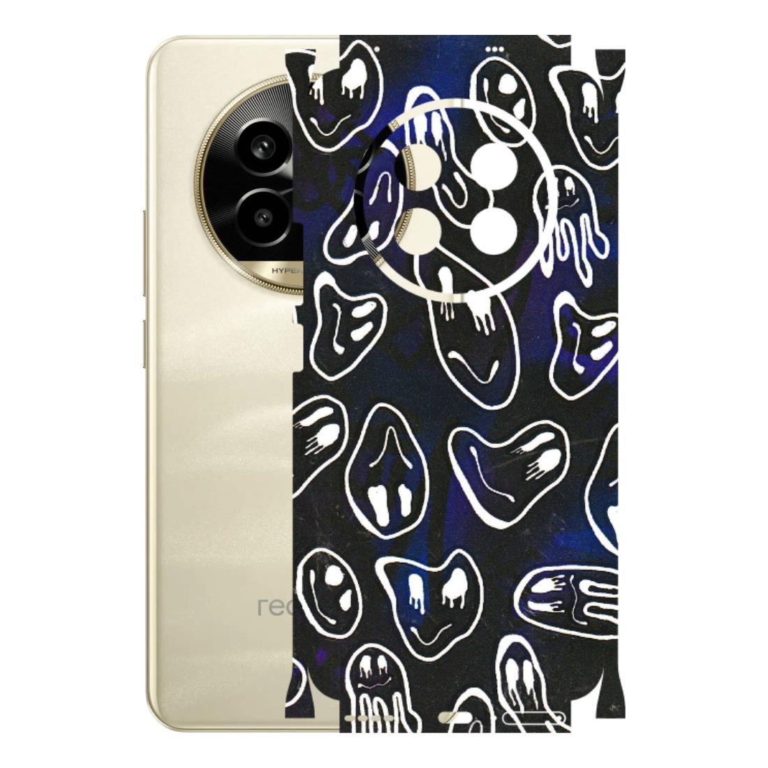 Realme Phone Skins (All Models) - Distorted Smileys - 3D Embossed Finish (L-92) Realme 14 Pro Lite